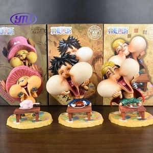Figuras <span class=keywords><strong>De</strong></span> PVC <span class=keywords><strong>De</strong></span> alta calidad Modelo Anime figuras sombrero <span class=keywords><strong>De</strong></span> paja piratas felicidad Trio Luffy Usopp <span class=keywords><strong>Chopper</strong></span> Unisex actividad juguete - Product Image 6