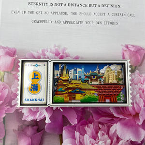 Autocollants de réfrigérateur de Shanghai, souvenirs culturels, Tour de la Perle, tourisme de la ville de l'Université de Fudan - Product Image 4