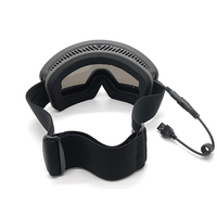 Lunettes de ski Yijia Optical en gros avec film chauffant, lunettes de motoneige anti-buée, verres interchangeables