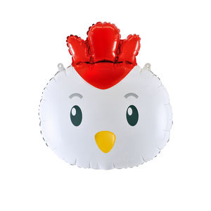 ホットヘリウムバルーンかわいい漫画のデザインパーティーの装飾子供のおもちゃ大型タイガーパンダ動物の頭のホイルバルーン - Product Image 5