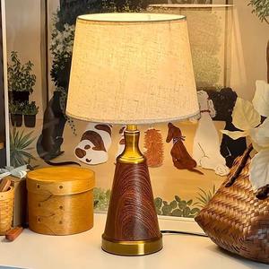 Classic American Luxury Chinese Style Sensor Table <b>Lamp</b> Factory Direct Dimmable <b>Touch</b> Bedside for Typhoon Bedroom - Product Image 1