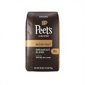 Bolsa de Granos de Café Desechable con Válvula, Impresión de Café Colombiano, Paquete para Supermercado, Espresso Barista, Granos Enteros, Tueste Oscuro - Product Image 1