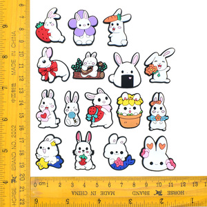 Fournitures de Pâques, breloques de chaussures en forme de lapin, promotion, cadeau, souvenir de Pâques, décoration de chaussures en forme de lapin, breloques de chaussures en forme de lapin pour le jour de Pâques - Product Image 6