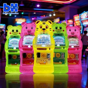 เครื่องเล่นเกมปาจินโก Baihui Animation รุ่นยอดนิยม แบบหยอดเหรียญ Star Pass ขนาด 14 มม. ลายเสือน่ารัก พร้อมคันโยก - Product Image 2