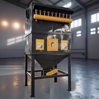 Pulse Bag Staubs ammler Industrielle hoch temperatur beständige Filter patrone Holz bearbeitung Zentraler Silo Top Cyclone 99,99%