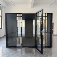 Cabine de réunion acoustique mobile en aluminium insonorisée pour conférences, hôtels, écoles, conversations privées