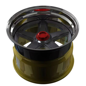 Ruedas de Carreras HRW PROJECT, Personalizadas, Forjadas en 3 Piezas, de Aleación de Aluminio Cóncavas Plateadas de 17-22 Pulgadas, Nuevas, PCD de 100mm/108mm/115mm, 25-40mm - Product Image 1