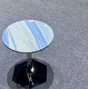 Hiện đại màu xanh tĩnh mạch quartzit slab đánh bóng chải cho biệt thự Countertop bàn ăn bảng tường sàn hội trường bảng Top không thấm nước - Product Image 6