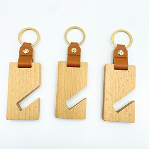 Creative Lazy Phone Holder Wooden <b>Tablet</b> <b>Stand</b> Geometric Shape With Leather Strap <b>For</b> Phone And <b>Tablet</b> - Product Image 3