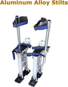 15-23 אינץ 'סגסוגת אלומיניום קביים כסף מתכוונן גובה 105 ק "ג קיבולת עומס גבוה - Product Image 2