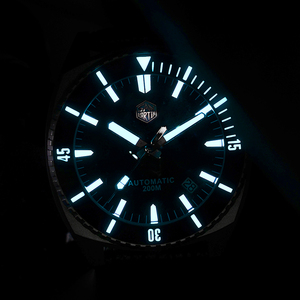 Montre de plongée pour homme de luxe de haute qualité San <span class=keywords><strong>Martin</strong></span> Sapphire Grade 5 Titane Vintage Mécanique Automatique PT5000 SW200 20atm - Product Image 3