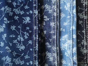 Trọng Lượng Nặng Dày In Kỹ Thuật Số In Tùy Chỉnh Cotton Denim Vải Nhà Sản Xuất Cho Quần Jean Và Áo Khoác - Product Image 3