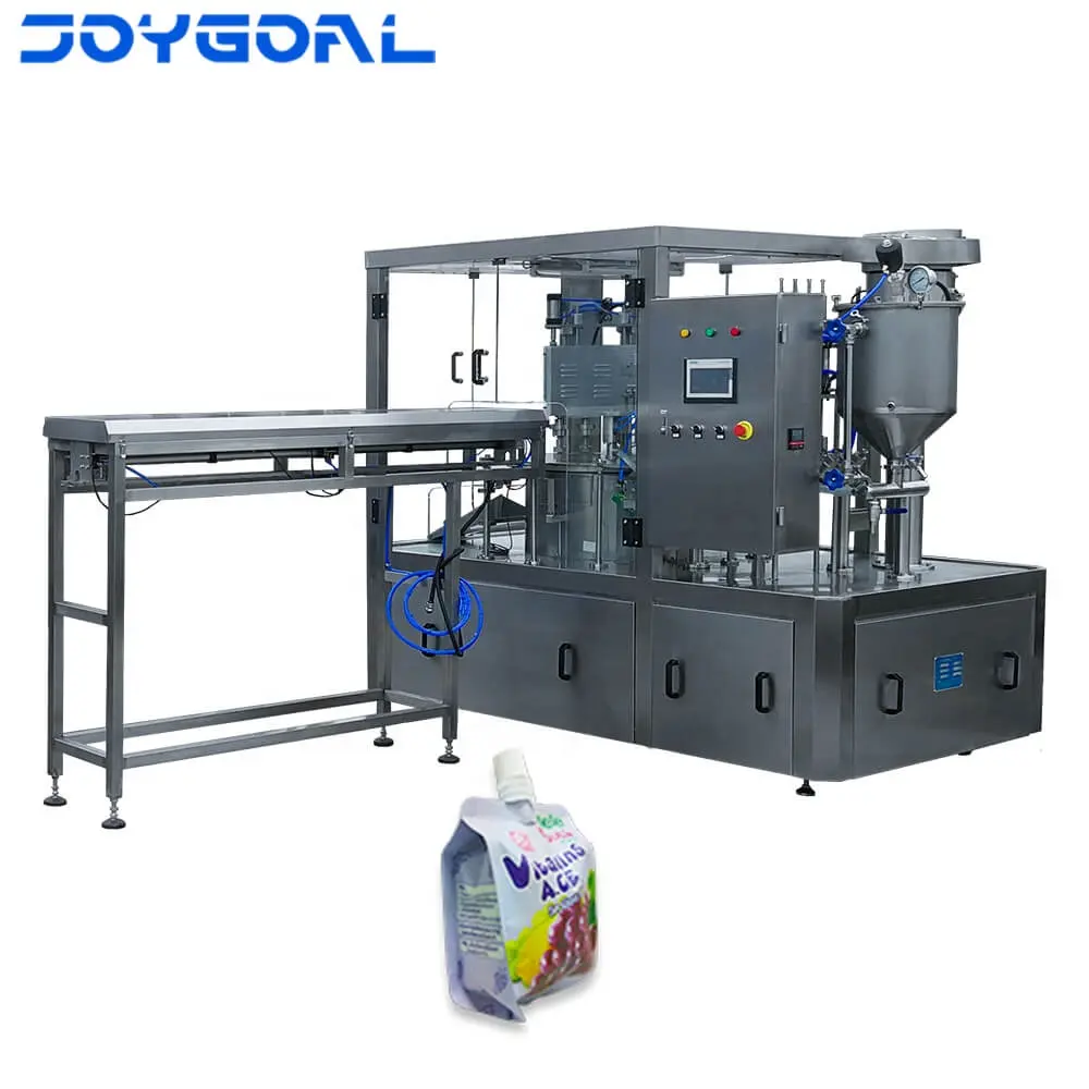 Low Price affordable spout pouch filling capping machine for baby foods filler machine manufactured in China