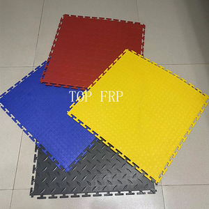 High Strength Garage PVC Interlocking Floor Tiles Workshop Flooring 500*500*6mm Dance Room PVC Flooring Mat - Product Image 5