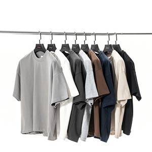 T-Shirt Oversize 100% Cotone 275G con Logo Personalizzato, Stampa Serigrafica, Moda Streetwear, Vestibilità Ampia e Squadrata per Uomo - Product Image 5