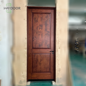 ドアクラシックベニヤ表面仕上げオークマホガニー無垢材 - Product Image 4