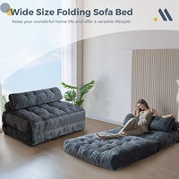 Nouveau Canapé-Lit en Velours Côtelé à Compression Tendance en Boîte, Meilleure Vente, Top 10 Idées Produits 2025, Nouvelles Arrivées, Canapé-Lit King Size et Double