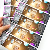 Etiqueta Adhesiva Holográfica Reflectante Personalizada, Reutilizable, Duradera, Impermeable, de Vinilo, con Logotipo, Corte Kiss-Cut, para Embalaje