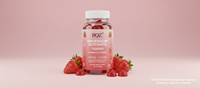 Gummies de glycinate de magnésium à la fraise en marque propre 1100 mg - Sans sucre, sans gluten, complément alimentaire énergétique pour adultes, 60 unités