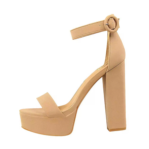 Sandalias de tacón alto de moda con lazo de diamantes de imitación para mujer, sandalias romanas florales de tacón delgado alto para comercio exterior - Product Image 4