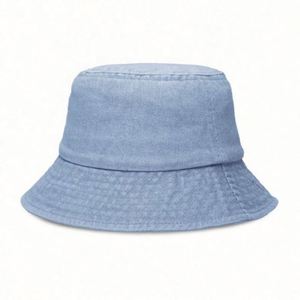 Chapeau Bob Brodé Personnalisé avec Logo en Toile Lavée à Grand Bord – Chapeau de Pêcheur Personnalisé pour l'Extérieur - Product Image 2