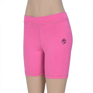 Beach Booty Short de motard taille haute personnalisé pour femme Fitness Yoga Short de course Leggings taille élastique solide séchage rapide - Product Image 1
