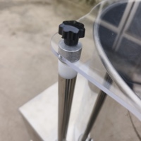 Machine professionnelle de haute qualité pour la fabrication automatique de galettes de hamburger, avec moteur et construction en acier inoxydable