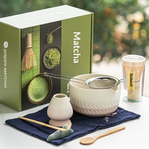 Service à thé en céramique de la dynastie Song résistant à la chaleur avec un design <span class=keywords><strong>japonais</strong></span>, origine Dehua, bol à matcha de niveau débutant pour la cérémonie du thé - Product Image 6