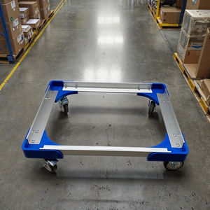 Chariot de déménagement portable en plastique personnalisé à 4 roues pour caisse de déménagement en plastique aluminium pour boîte de roulement logistique - Product Image 4