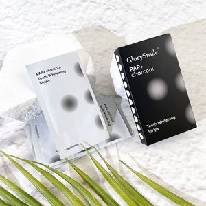 Bandes <span class=keywords><strong>de</strong></span> blanchiment des dents au charbon <span class=keywords><strong>de</strong></span> coco noir sans <span class=keywords><strong>peroxyde</strong></span> sensible PAP <span class=keywords><strong>de</strong></span> marque privée GlorySmile - Product Image 6