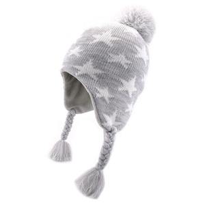 Bonnet d'hiver tricoté péruvien haut de gamme personnalisé avec cache-oreilles, motifs camouflage et personnages, idéal pour bébé et cadeaux d'affaires - Product Image 2