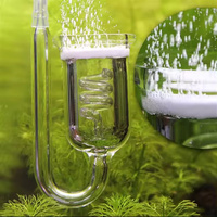 Compteur de bulles en verre de 10 mm pour aquarium, diffuseur de bulles en ligne, diffuseur de CO2 pour aquarium