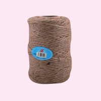 100% doğal jüt örgülü bükme halat DIY dekorasyon kordon 2mm ~ 10mm geri dönüşümlü Sisal ambalaj halat