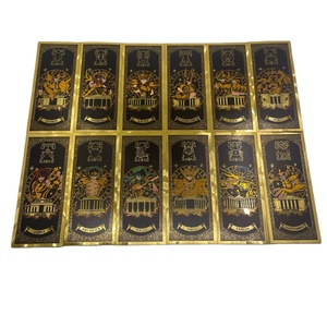 การ์ดอนิเมะเซนต์เซย่ากันน้ำลายญี่ปุ่นยอดฮิตปี 2026  พร้อมธนบัตรเคลือบทองลายกลุ่มดาว ของขวัญปีใหม่สำหรับเด็ก - Product Image 1