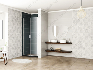 <span class=keywords><strong>Porte</strong></span> <span class=keywords><strong>de</strong></span> <span class=keywords><strong>douche</strong></span> rétractable avec charnière en verre CE, <span class=keywords><strong>quincaillerie</strong></span> coulissante - Product Image 6