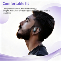 Écouteurs intra-auriculaires sportifs S72 avec réduction de bruit ENC, connexion stable V5.4, son HiFi, affichage numérique de la puissance, commande tactile, pour la vente en gros