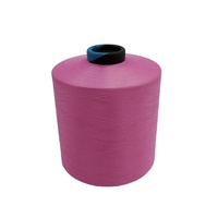 Fil texturé en polyester recyclé DTY 300d 96f Couleur vive HIM Fil texturé en polyester recyclé 300d/96f avec certificat GRS