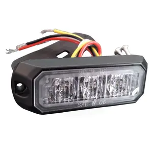 Flasher de aviso LED para carro e motocicleta luz estroboscópica LED à prova d'água