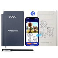 Carnet intelligent personnalisé avec synchronisation écran-écriture, carnet d'exercices multifonction, bloc-notes IA, carnet de notes, agenda pour cadeau d'affaires