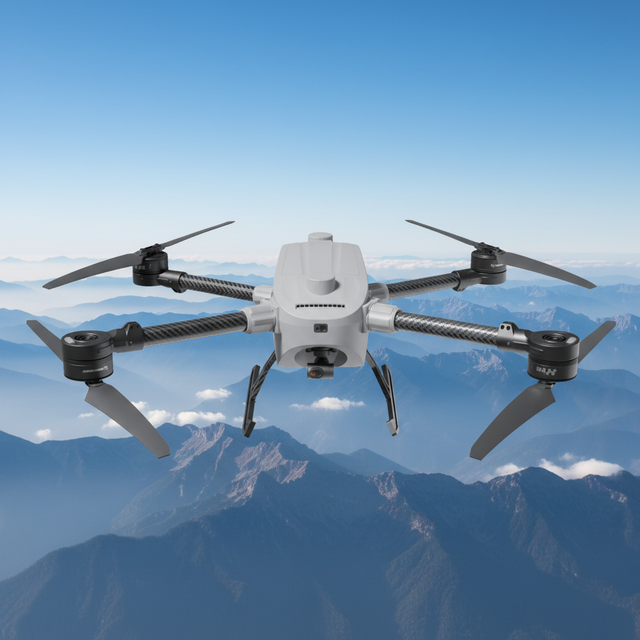 ZSDRONE MX-980 Carbon-Fiber Drone 5-KG Payload 12m/s Cruising Speed 735mm Wing Span 4 Propellers Private Mold