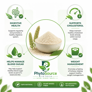 Polvo de Cáscara de Plantago Ovata 99% para Suplementos de Fibra y Sustitutos de Comidas al por Mayor - Product Image 4