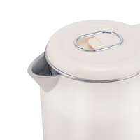 Bouilloire électrique portable sans fil 1,8 L en acier inoxydable 304, 1500 W, avec fonction maintien au chaud, design durable pour usage domestique