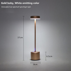 Lampada da Bar <span class=keywords><strong>LED</strong></span> Ricaricabile Moderna per Hotel e Camere, Design Creativo in Acciaio Inox, Luce Notturna con Controllo a Sensore - Product Image 3