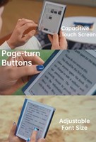 Ebook Reader dan Writing Portable Android LCD Display E-Ink 6 Inch Putih dan Hitam yang Dapat Disesuaikan
