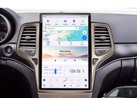 Reproductor de DVD para Auto de 14.4'' con Pantalla Táctil Android, Radio, Navegación GPS y Carplay para Jeep Grand Cherokee 2009-2013 y 2014-2020