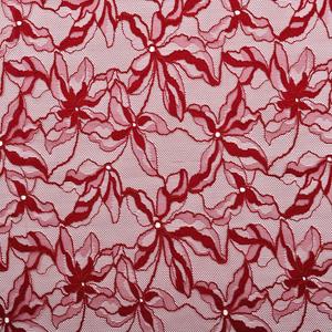 Новая коллекция: Модная легкая кружевная ткань из жаккарда с нейлоновыми и хлопковыми нитями высокого качества для платьев по сниженной цене - Product Image 1