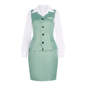 Disfraz de <span class=keywords><strong>Cosplay</strong></span> de <span class=keywords><strong>Yor</strong></span> Forger de Spy X Family, Falda Verde, Uniforme, Star's Edge - Product Image 5