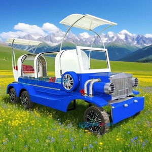 Manufacturers Sell Retro Electric Funeral Carriage Special Transportation Coffin Car Hearse and Motorcycle Trailer Hearse - Product Image 1