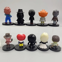 Kanglong - Juego de 10 Figuras de Acción de la Serie Horror, PVC, Modelo Coleccionable, Decoración de Halloween