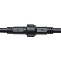 Connecteur mâle-femelle étanche IP67 30A M25 3 broches, câble d'alimentation extérieur robuste 4mm² 12AWG